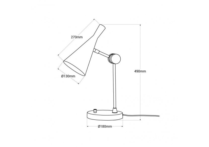 Lampe à poser design "Nordi" - LN3017-N - Barcelona LED Lampe à poser design "Nordi" - LN3017-N - Barcelona LED