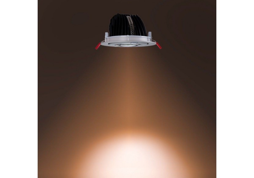 Spot LED encastrable COB CCT 42W-IRC90-Puce Bridgelux-Driver Lifud-IP20-Coupe diamètre 215mm - B1268-CCT - Barcelona LED Spot LED encastrable COB CCT 42W-IRC90-Puce Bridgelux-Driver Lifud-IP20-Coupe diamètre 215mm - B1268-CCT - Barcelona LED