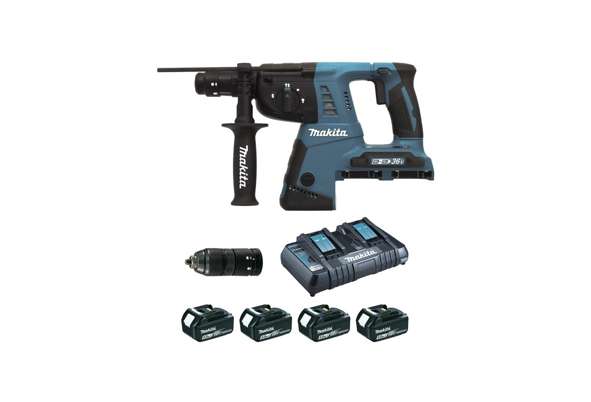 Perfo-burineurs SDS-Plus 36 V Li-Ion - Makita : Confort'Mat