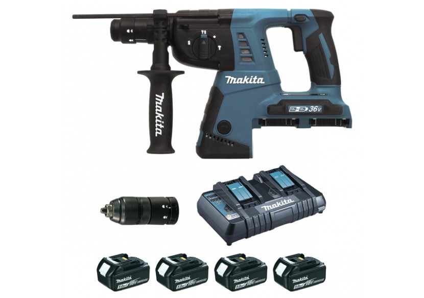 Perfo-burineurs SDS-Plus 36 V Li-Ion - Makita : Confort'Mat