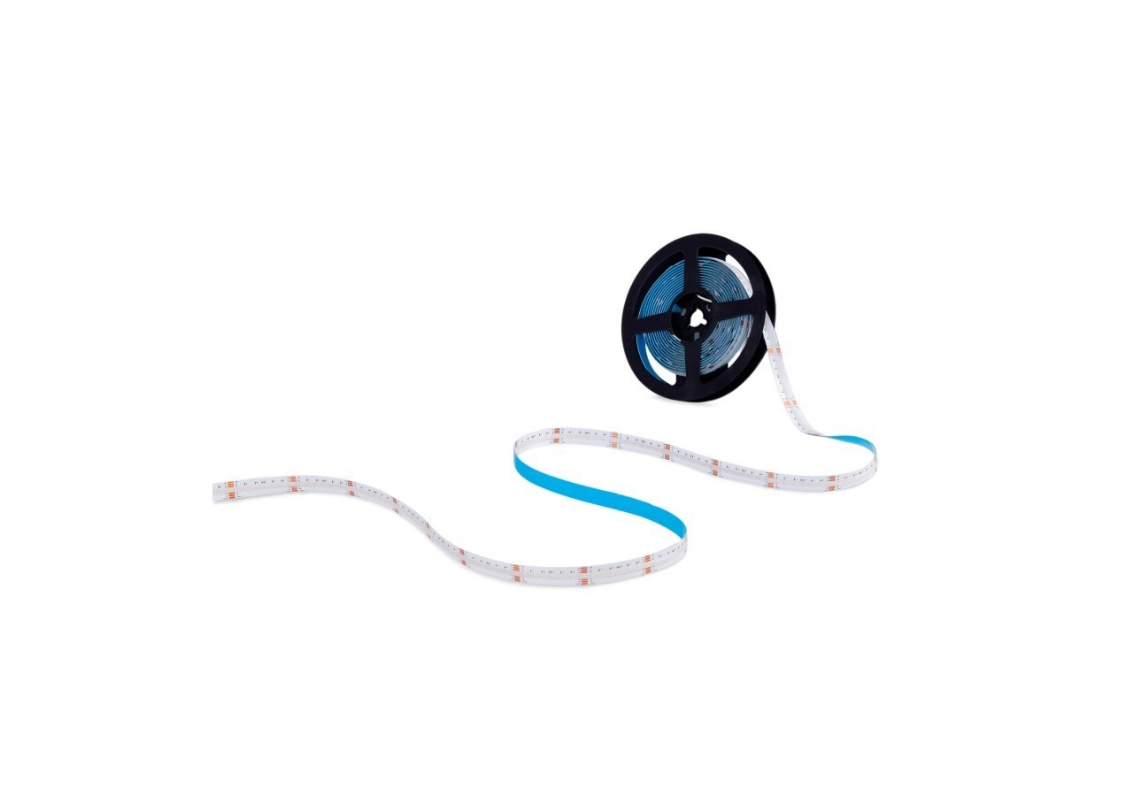 Ruban LED COB 24V DC-RGB + CCT-19W/m-12mm-IP20-Rouleau de 5m - BLSCOB-24V19W-IP20-RGBCCT - Barcelona LED
