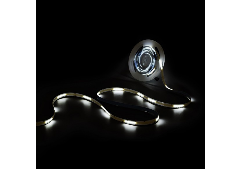 Ruban LED COB monochrome intelligent IC 24V DC-12W/m-IP20-360ch/m-Largeur 10mm-5m - BLSCOB-24V12W-IC-IP20-BF - Barcelona LED