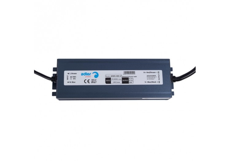 Alimentation LED étanche 12V-300W-IP67-25A - ADWS-300-12 - Barcelona LED