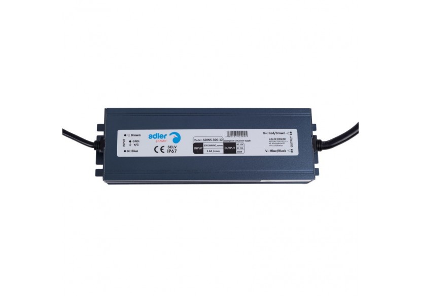 Alimentation LED étanche 12V-300W-IP67-25A - ADWS-300-12 - Barcelona LED