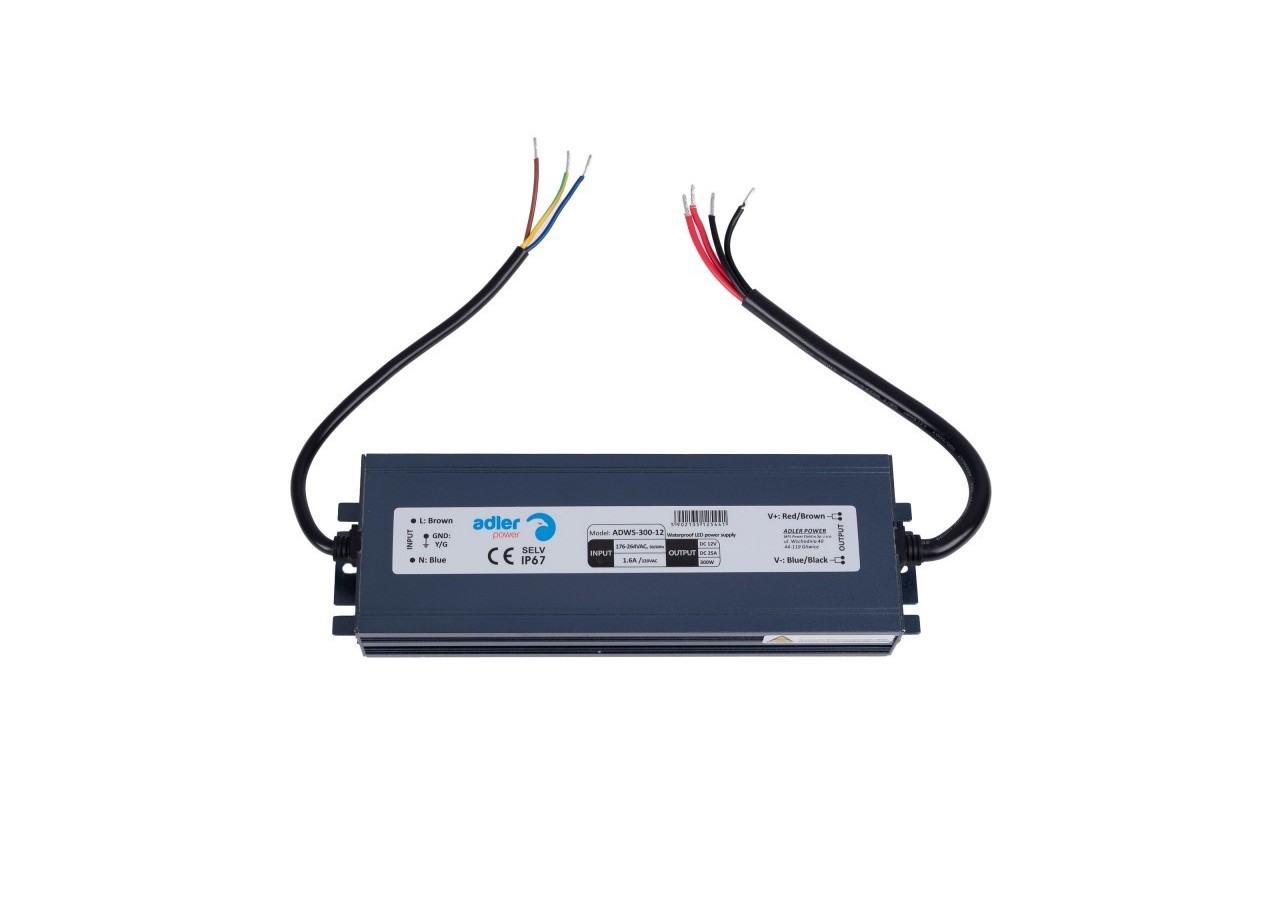 Alimentation LED étanche 12V-300W-IP67-25A - ADWS-300-12 - Barcelona LED