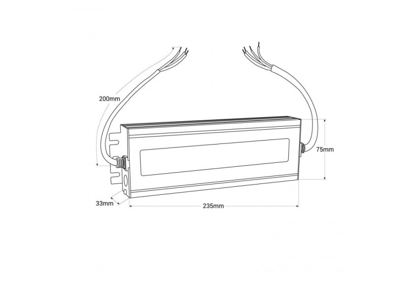 Alimentation LED étanche 12V-300W-IP67-25A - ADWS-300-12 - Barcelona LED