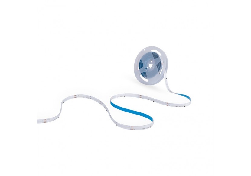 Ruban LED COB RGB intelligent IC 24V DC-12W/m-IP20-630ch/m-Largeur 10mm-5m - BLSCOB-24V12W-IC-IP20-RGB - Barcelona LED