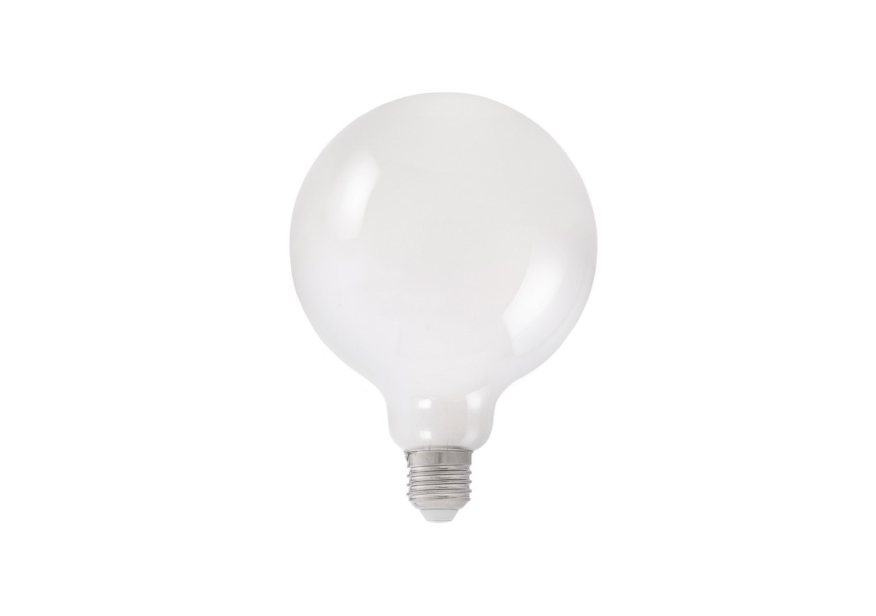 Ampoule LED globe décorative "Milky"-E27 G125-6W-3000K - BFM1-G125E27-BC - Barcelona LED