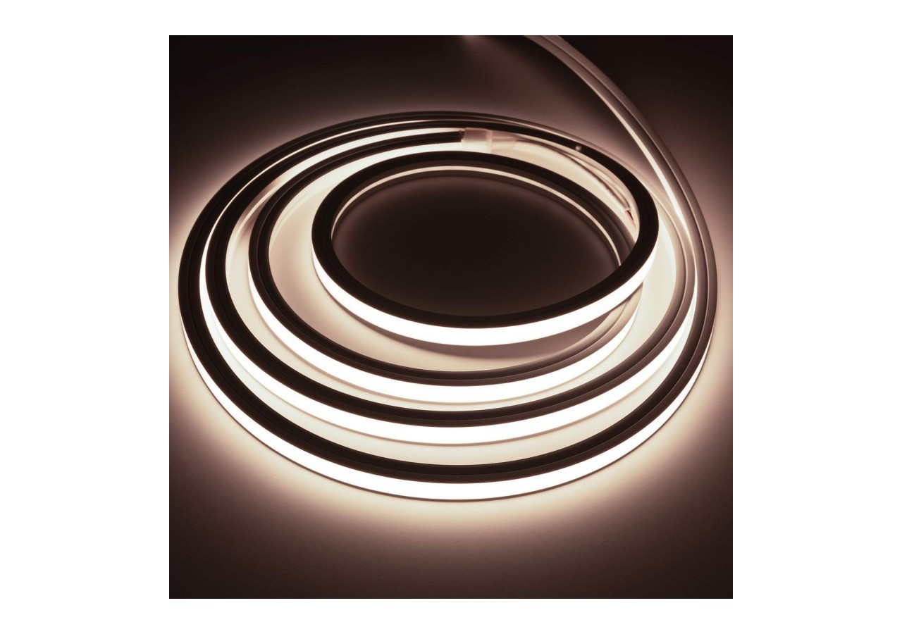 Néon LED flexible monochrome 24V DC-10x10mm-5m-Kit complet-IP67-10W/m - N1010-5M-BN - Barcelona LED