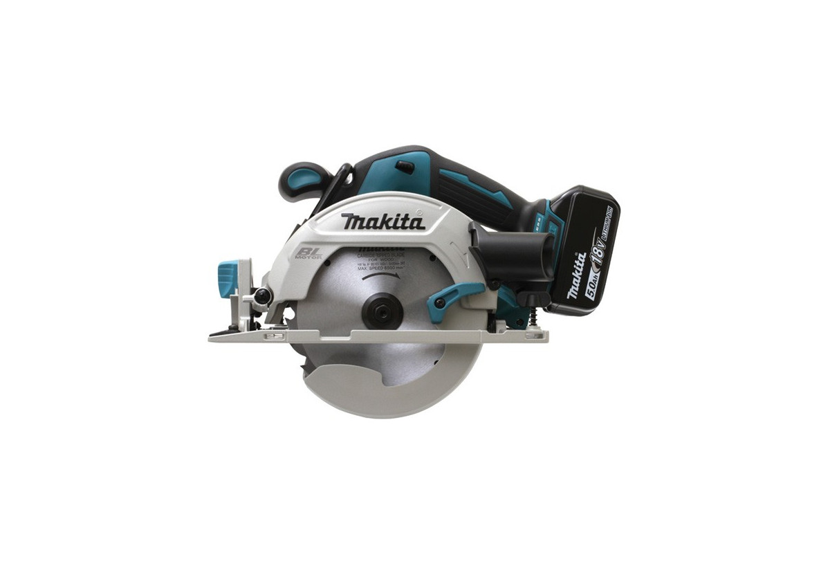 Scies circulaires bois 18 V Li-Ion 5 Ah - Makita : Confort'Mat