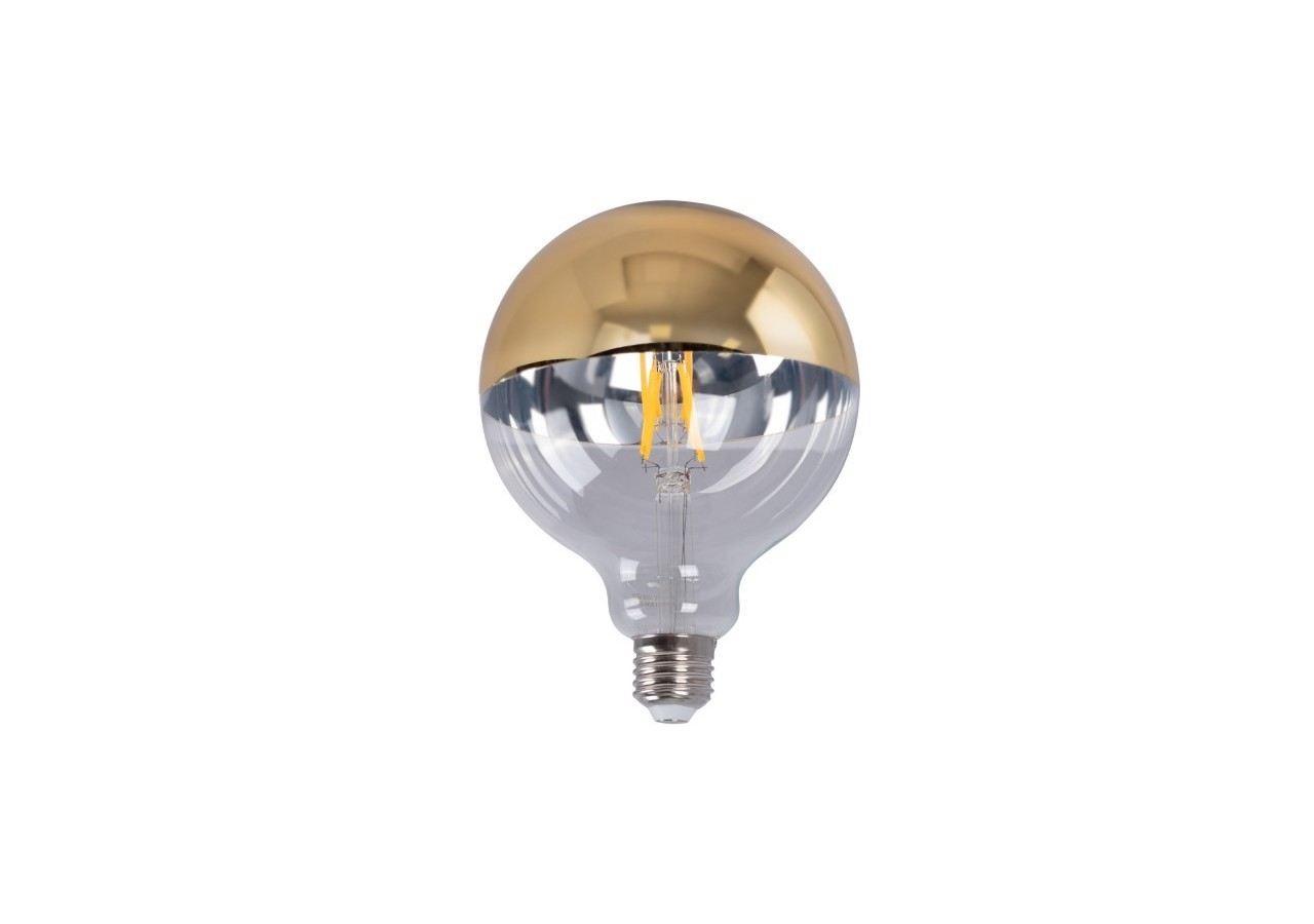 Ampoule LED globe miroir doré E27 G125-6W-3000K - BFE1-G125E27-GOLDEN-BC - Barcelona LED