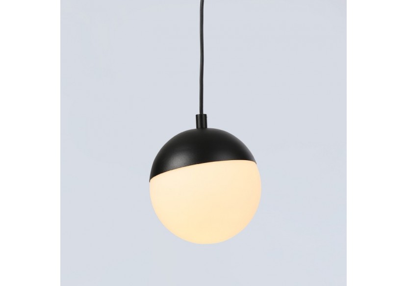 Suspension boule LED sur rail magnétique 48V-6W-2700K-IRC90-Noir - LCM-6W-BC-N - Barcelona LED