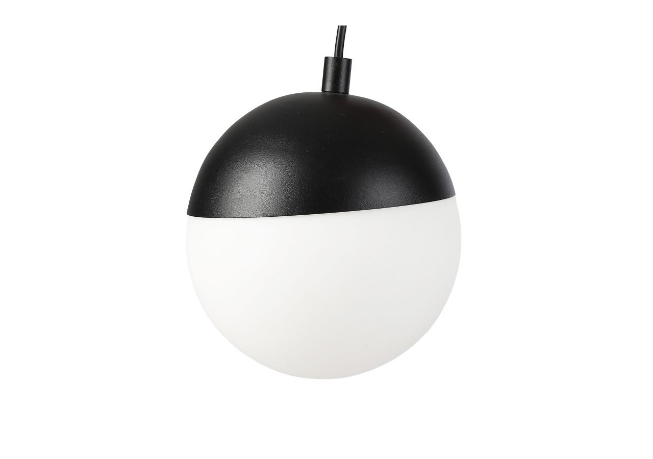 Suspension boule LED sur rail magnétique 48V-6W-2700K-IRC90-Noir - LCM-6W-BC-N - Barcelona LED