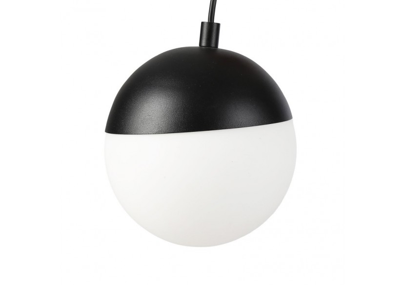 Suspension boule LED sur rail magnétique 48V-6W-2700K-IRC90-Noir - LCM-6W-BC-N - Barcelona LED