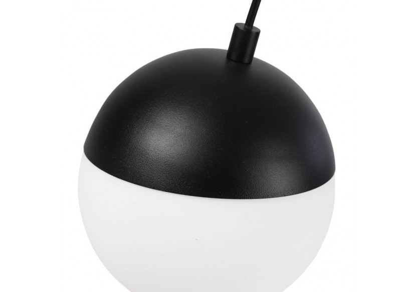 Suspension boule LED sur rail magnétique 48V-6W-2700K-IRC90-Noir - LCM-6W-BC-N - Barcelona LED
