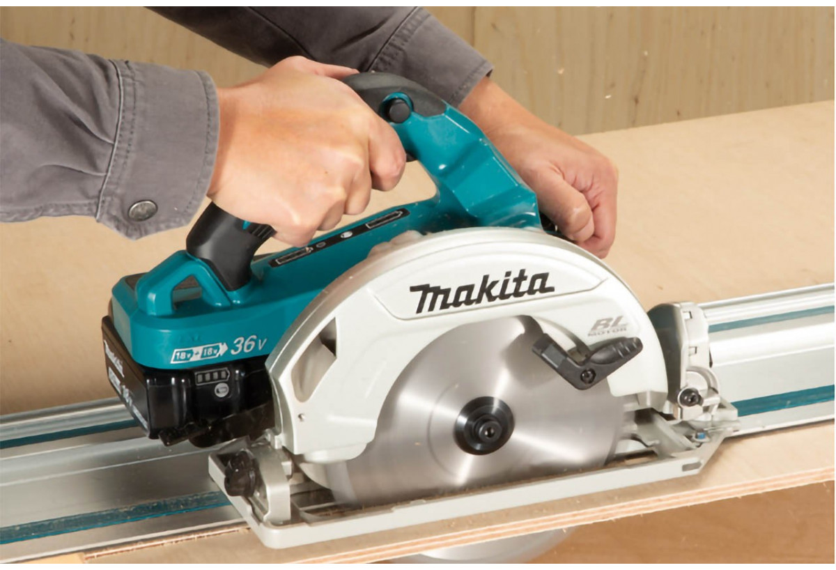 Scies circulaires bois 36 V Li-Ion 5 Ah - Makita : Confort'Mat