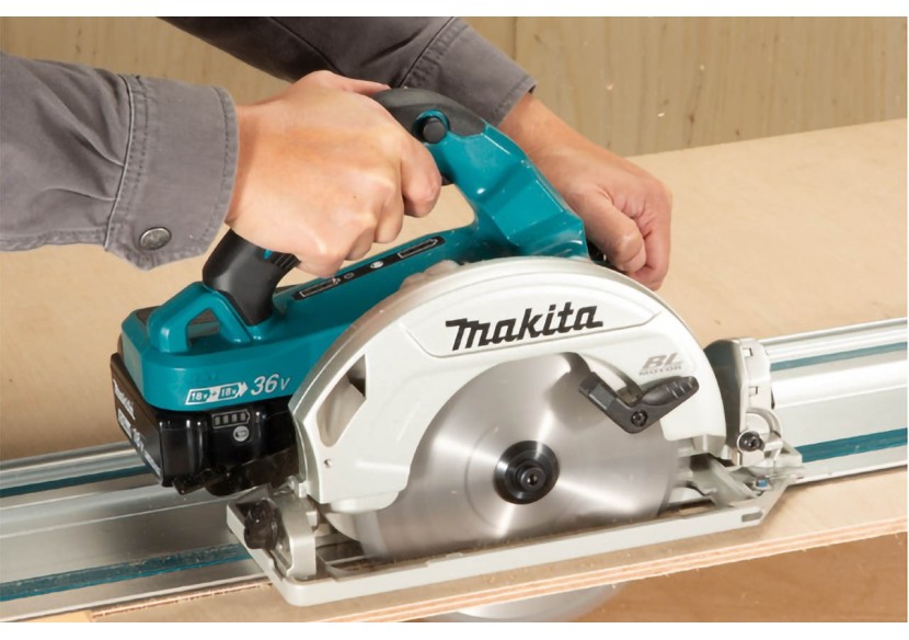 Scies circulaires bois 36 V Li-Ion 5 Ah - Makita : Confort'Mat