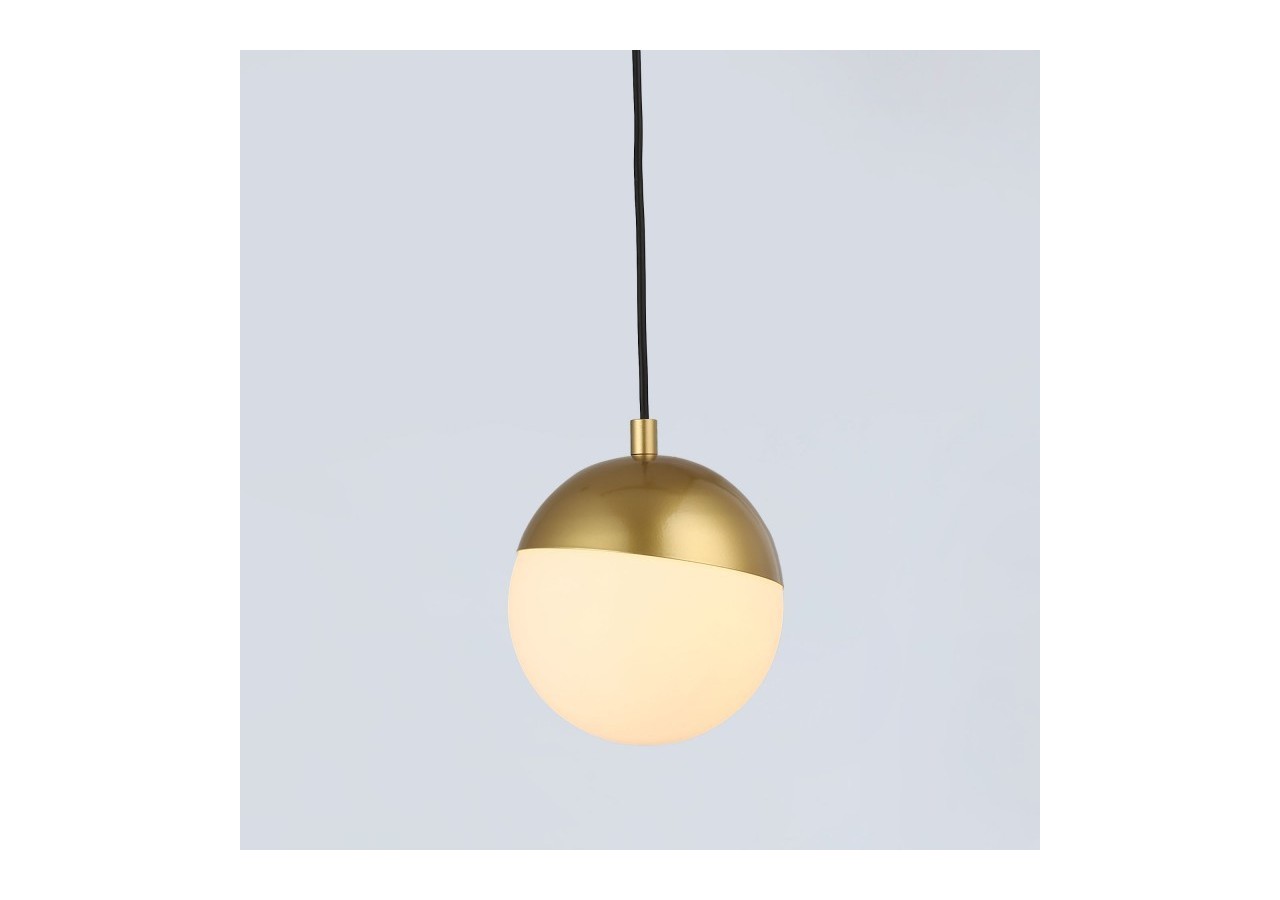 Suspension boule LED sur rail magnétique 48V-6W-2700K-IRC90-Or - LCM-6W-BC-D - Barcelona LED