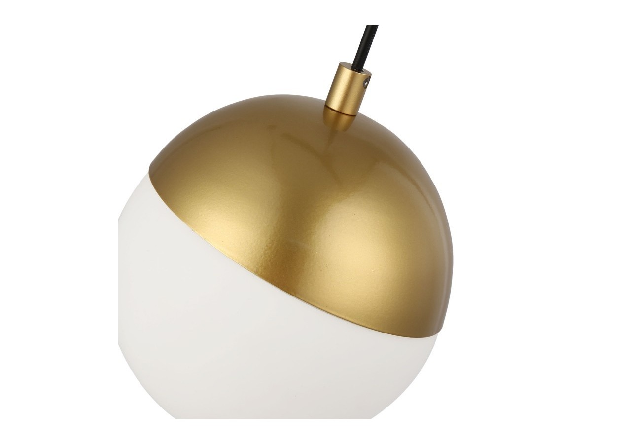 Suspension boule LED sur rail magnétique 48V-6W-2700K-IRC90-Or - LCM-6W-BC-D - Barcelona LED