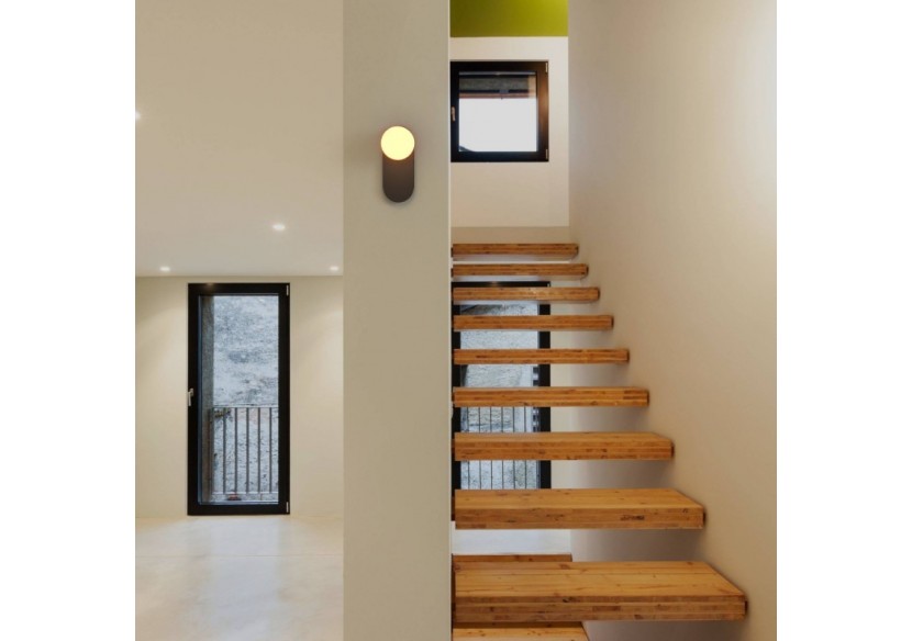 Applique murale boule en verre "Brian"-E27 - LN1548-N - Barcelona LED Applique murale boule en verre "Brian"-E27 - LN1548-N - Barcelona LED