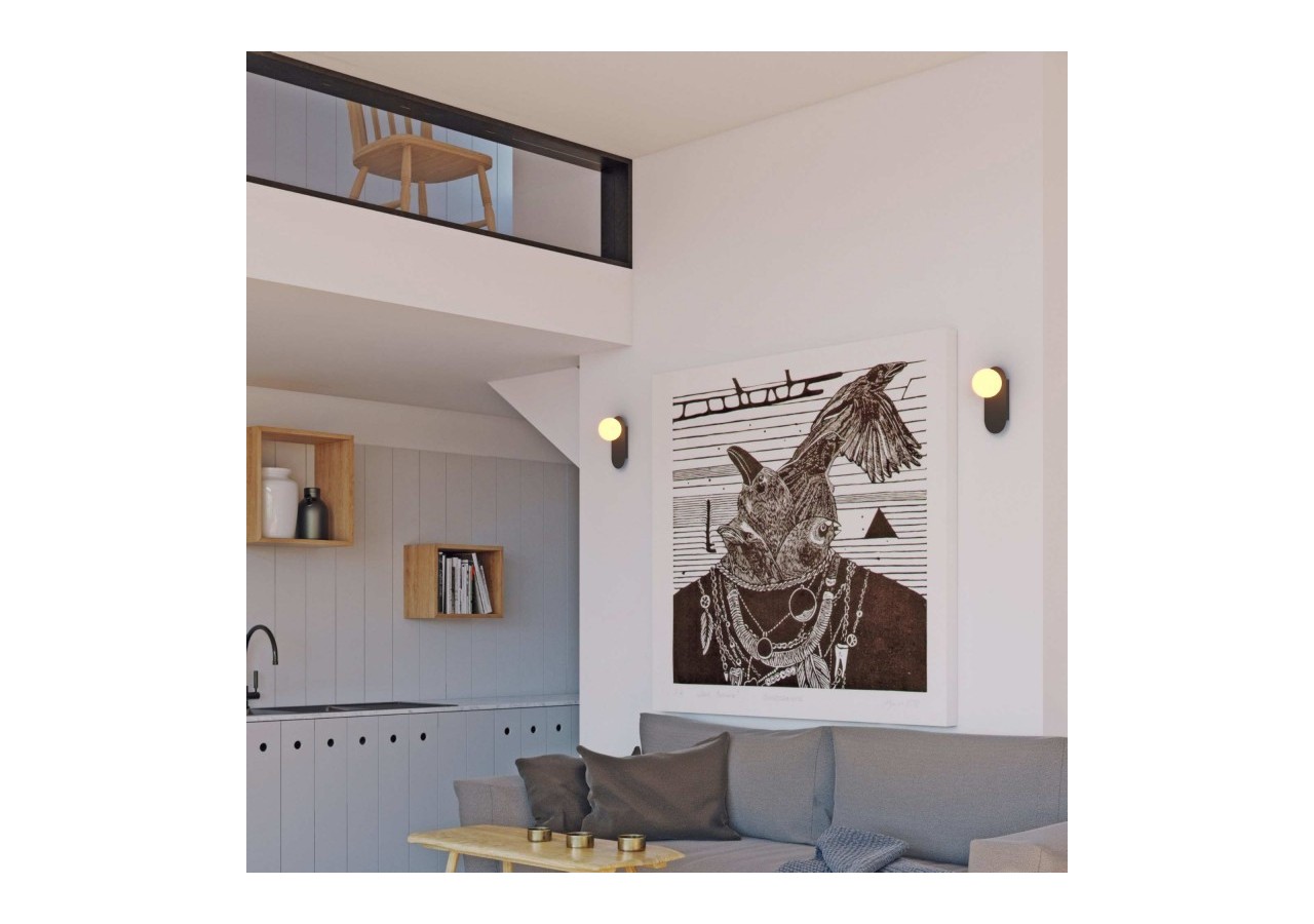 Applique murale boule en verre "Brian"-E27 - LN1548-N - Barcelona LED