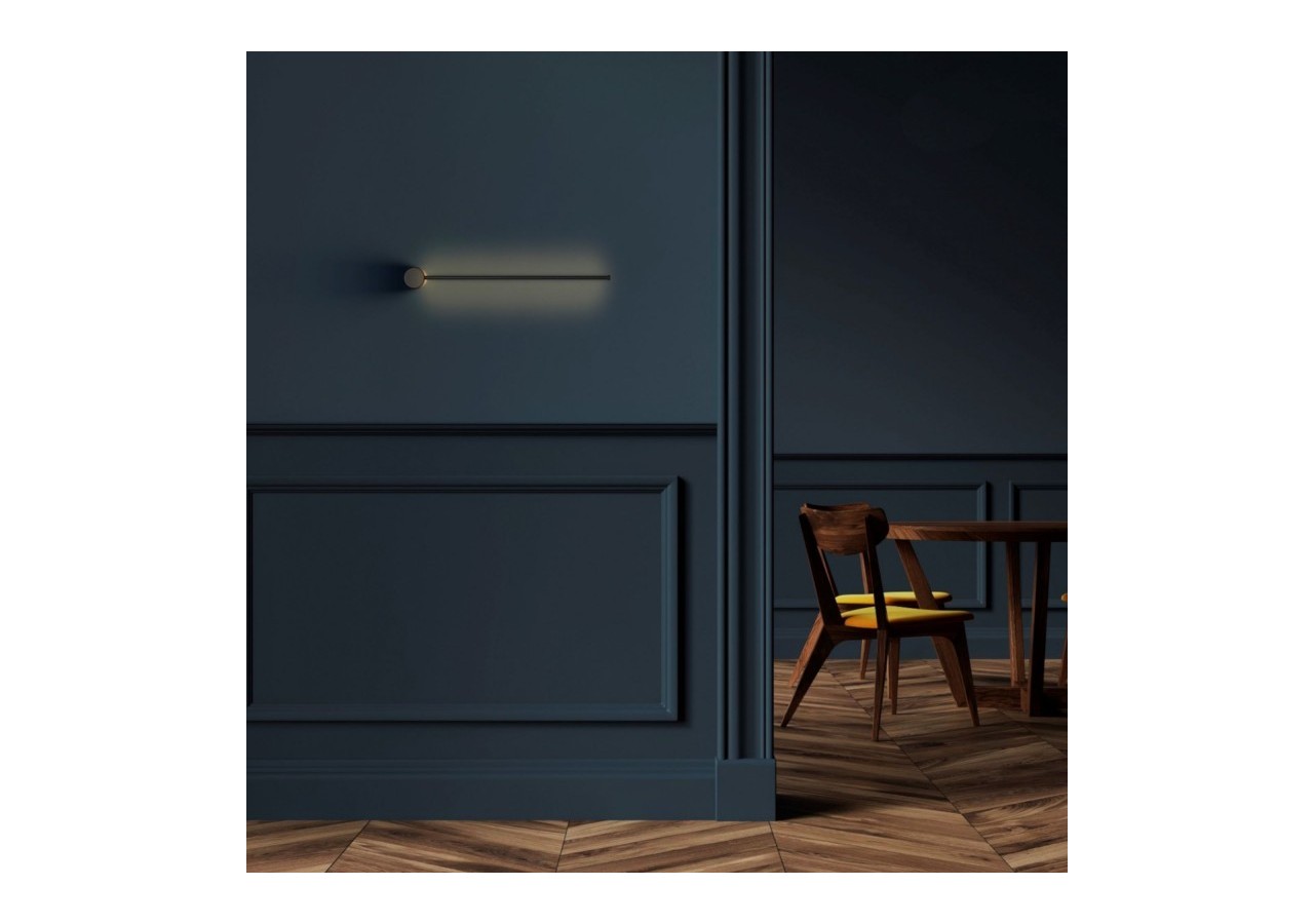 Applique murale linéaire minimaliste "KENDA-R" 10W-Rotation 360 degrés-Blanc chaud - L3068-R-N - Barcelona LED