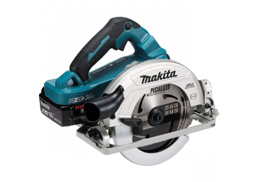 Scies circulaires bois 36 V Li-Ion 5 Ah - Makita : Confort'Mat