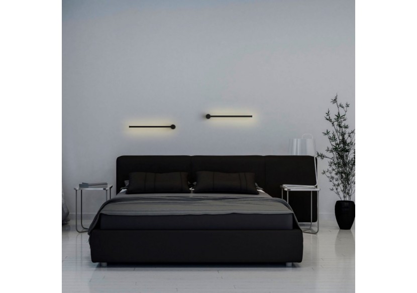 Applique murale linéaire minimaliste "KENDA-R" 10W-Rotation 360 degrés-Blanc chaud - L3068-R-N - Barcelona LED Applique murale linéaire minimaliste "KENDA-R" 10W-Rotation 360 degrés-Blanc chaud - L3068-R-N - Barcelona LED