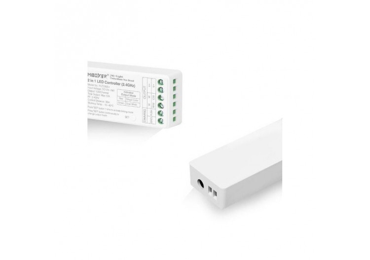Contrôleur ruban LED 2 en 1-Monochrome et CCT-12/24V DC-2.4G-MiBoxer-FUT035S+ - FUT035S+ - Barcelona LED 2