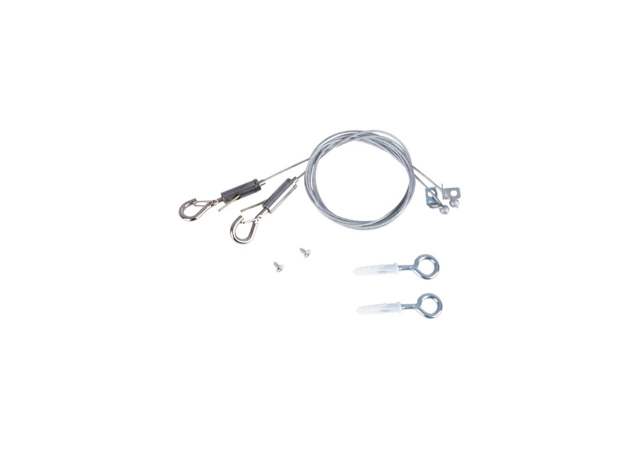 Filin de sécurité et kit de fixation pour panneau LED slim - B4220-3 - Barcelona LED