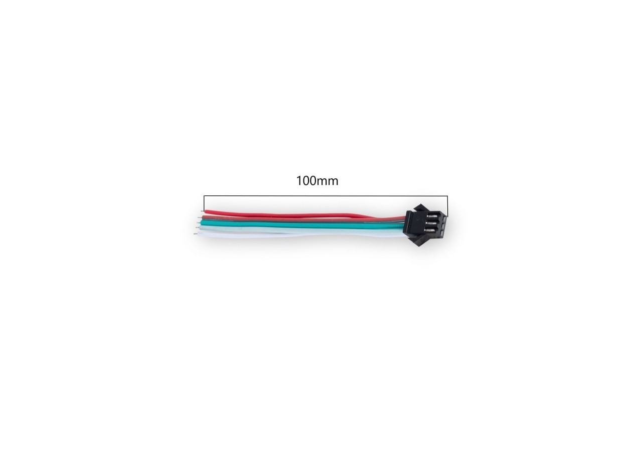 Connecteur rapide mâle pour ruban LED numérique-5-24V DC - B1681-M - Barcelona LED