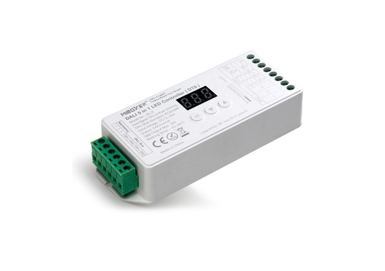 Contrôleur LED DALI (DT8) 5 en 1-12-24V DC - DL-X - Barcelona LED