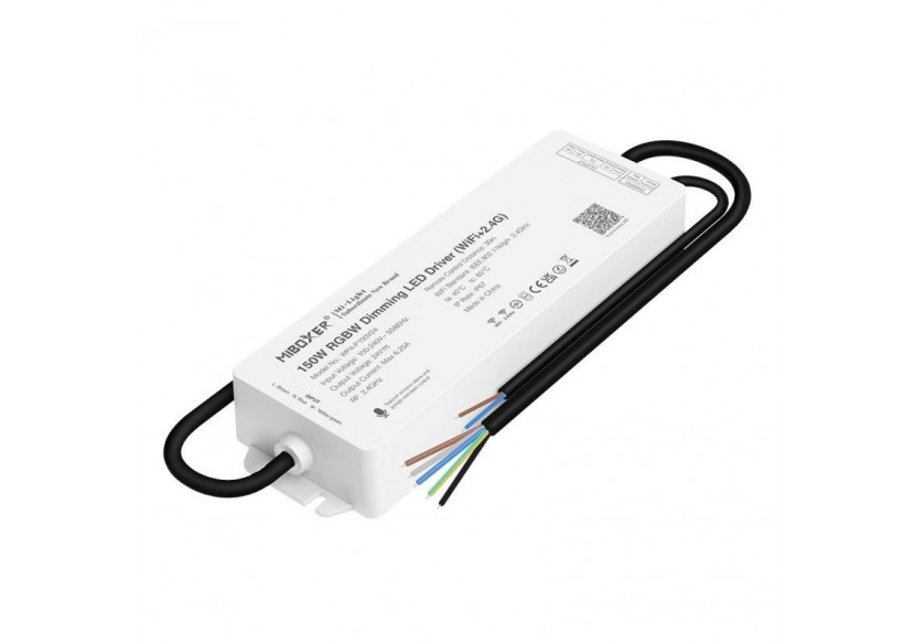 Contrôleur ruban LED RGB / RGBW avec alimentation 150W-24V DC-WIFI+2.4G-IP67 - WP4-P150 - Barcelona LED