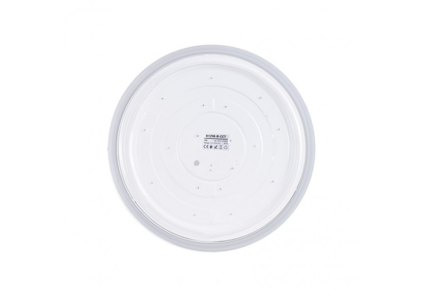 Plafonnier LED rond CCT en saillie 30W-diamètre 40cm-2000lm-IP20 - B1298-B-CCT - Barcelona LED