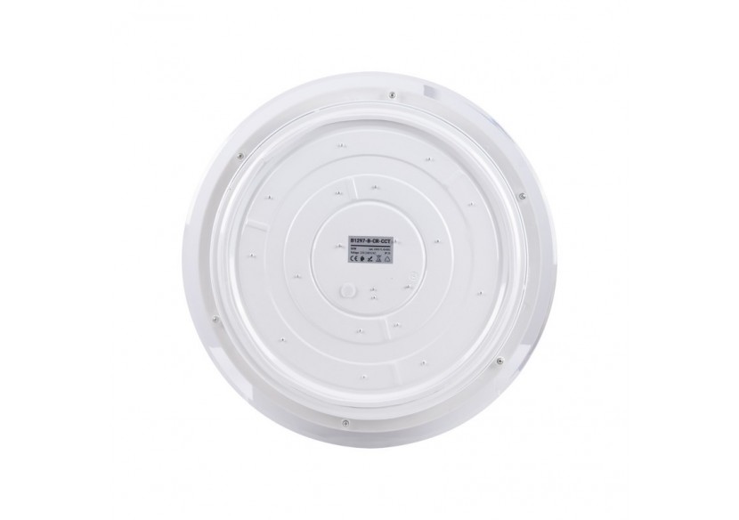 Plafonnier LED rond CCT en saillie 30W-diamètre 43cm-2000lm-IP20 - B1297-B-CR-CCT - Barcelona LED