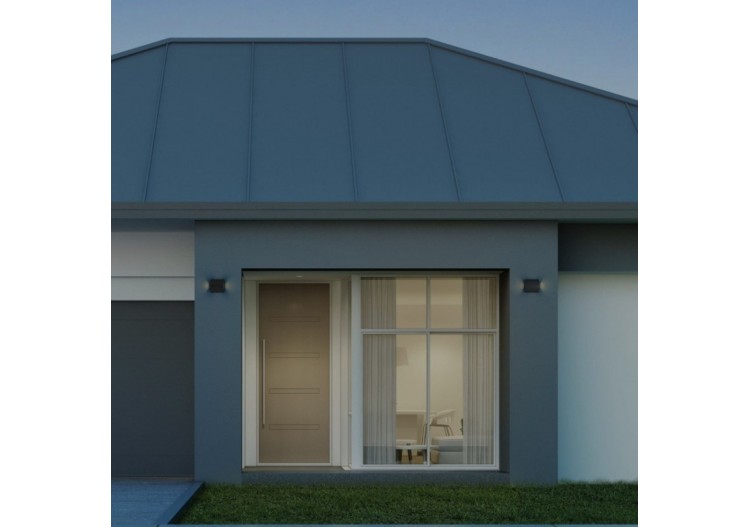 Applique murale d'extérieur moderne LED bidirectionnelle "Stabil"-3W-IP54 - LN1584-N - Barcelona LED 2