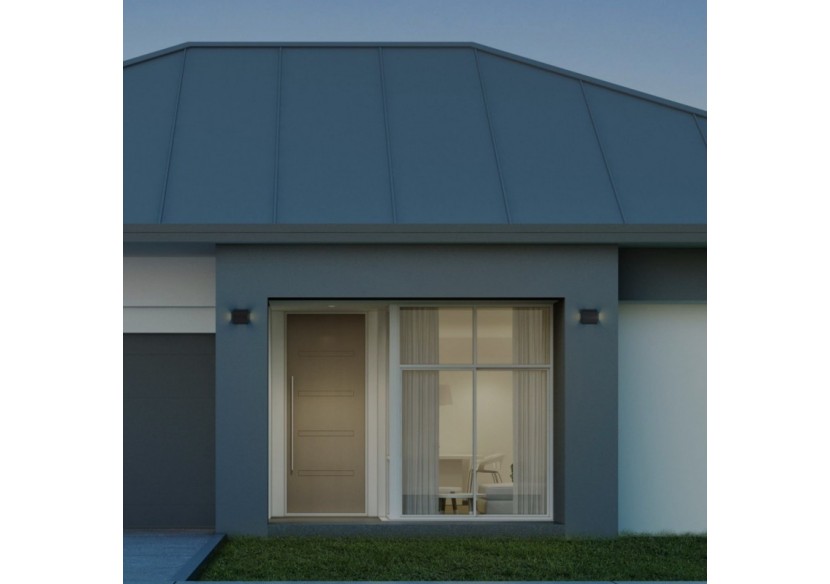 Applique murale d'extérieur moderne LED bidirectionnelle "Stabil"-3W-IP54 - LN1584-N - Barcelona LED