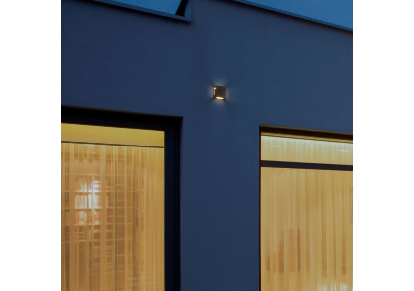 Applique murale d'extérieur LED carrée "Square 4"-6W-IP54-Éclairage sur 4 faisceaux lumineux - LN1580-N - Barcelona LED Applique murale d'extérieur LED carrée "Square 4"-6W-IP54-Éclairage sur 4 faisceaux lumineux - LN1580-N - Barcelona LED