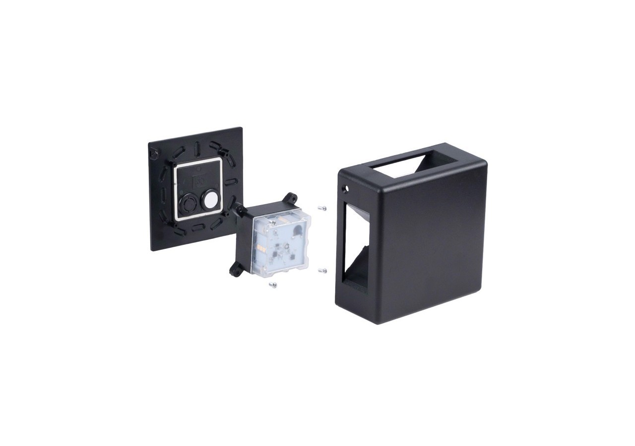 Applique murale d'extérieur LED carrée "Square 4"-6W-IP54-Éclairage sur 4 faisceaux lumineux - LN1580-N - Barcelona LED