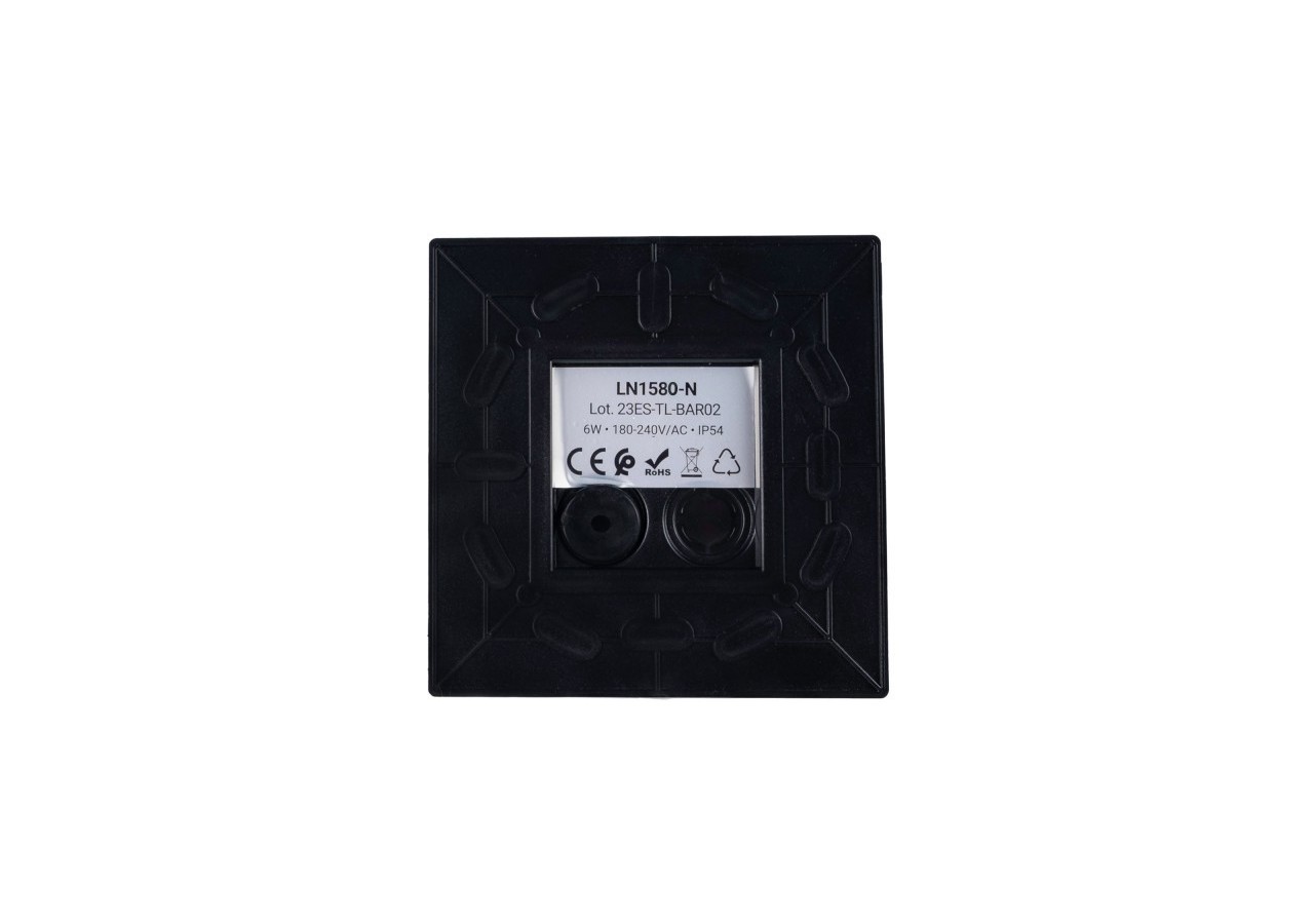 Applique murale d'extérieur LED carrée "Square 4"-6W-IP54-Éclairage sur 4 faisceaux lumineux - LN1580-N - Barcelona LED