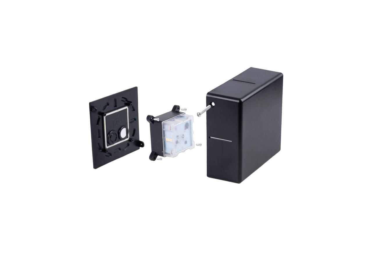 Applique murale d'extérieur LED carrée "Karen 4"-6W-IP54-Éclairage Éclairage sur 4 faisceaux lumineux - LN1582-N - Barcelona LED