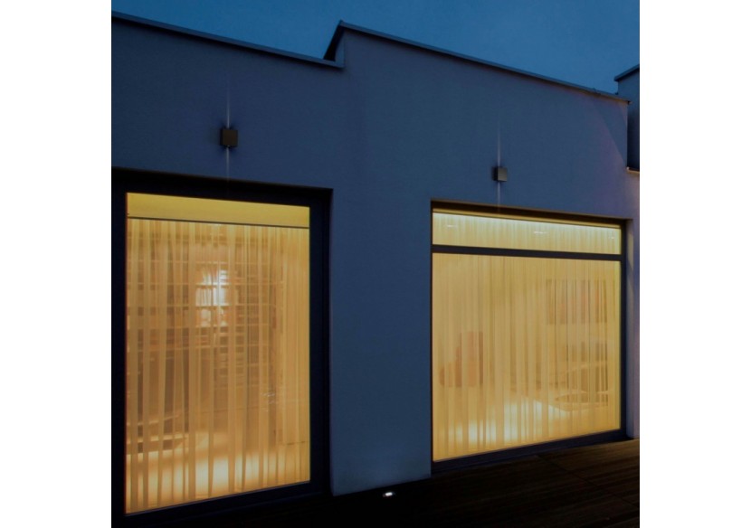 Applique murale d'extérieur LED carrée "Karen 2"-3W-IP54-Éclairage double faisceaux lumineux - LN1583-N - Barcelona LED