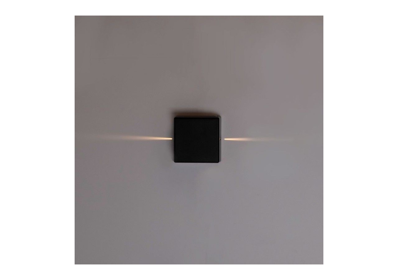 Applique murale d'extérieur LED carrée "Karen 2"-3W-IP54-Éclairage double faisceaux lumineux - LN1583-N - Barcelona LED