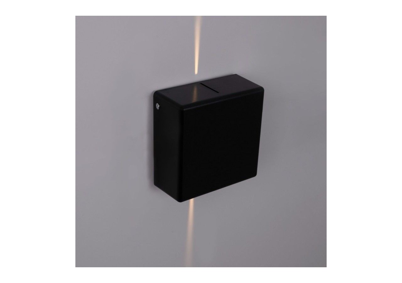 Applique murale d'extérieur LED carrée "Karen 2"-3W-IP54-Éclairage double faisceaux lumineux - LN1583-N - Barcelona LED