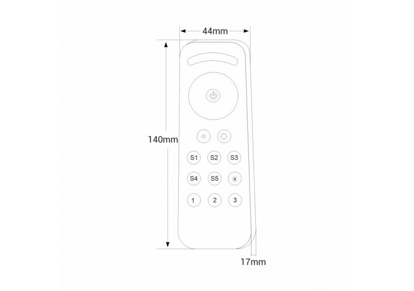 Télécommande "Sunricher"-RF + Bluetooth-RGB et CCT - SR-SB2858 - Barcelona LED
