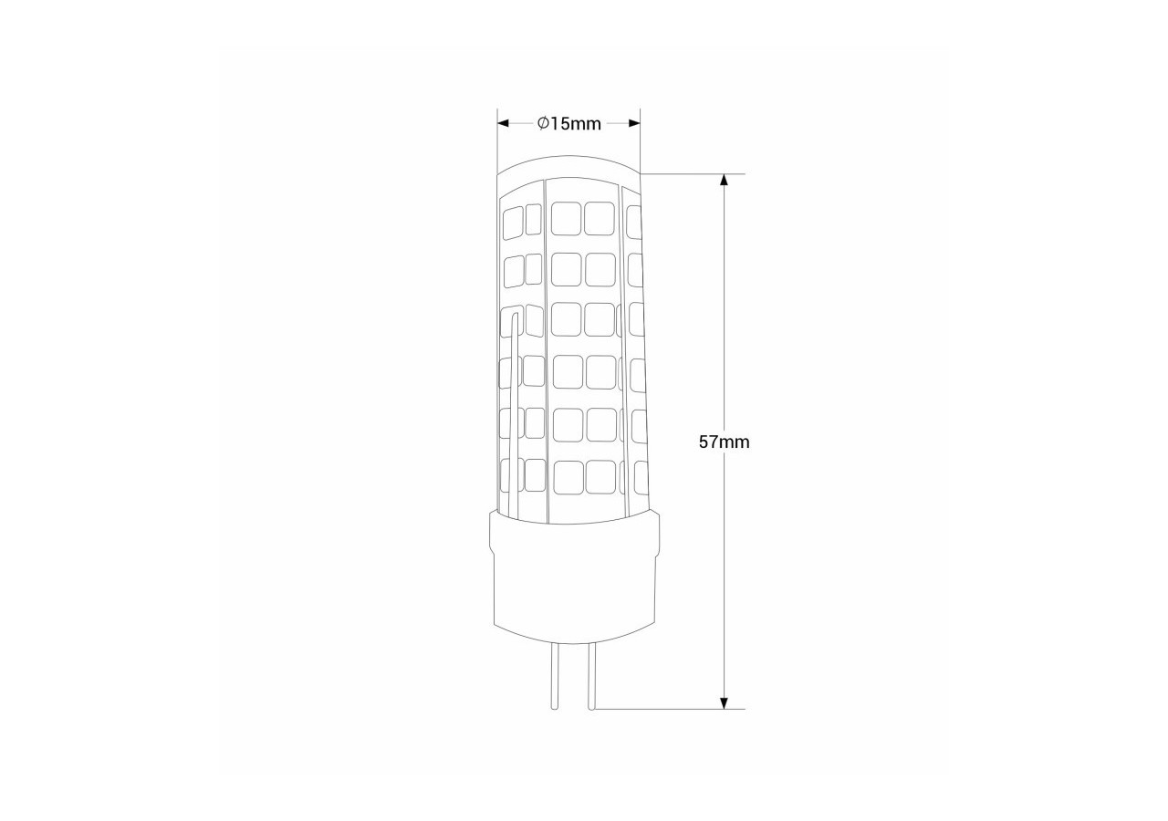 Ampoule LED G4 bi-pin 12V AC/DC-5W - BS1-G4-5W-BF - Barcelona LED