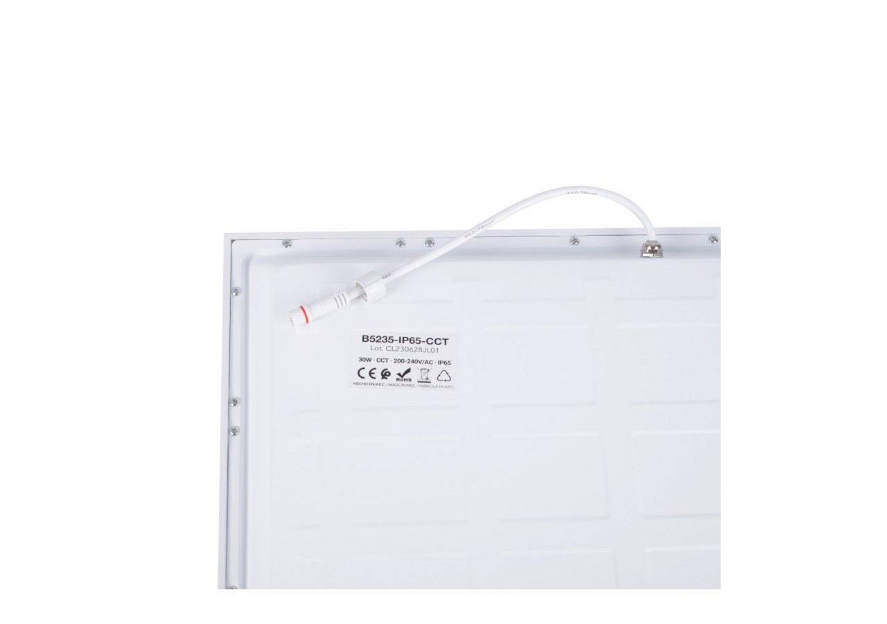 Panneau LED encastrable 60x60 rétro-éclairé CCT-30W-125lm/W-IP65 - B5235-IP65-CCT - Barcelona LED