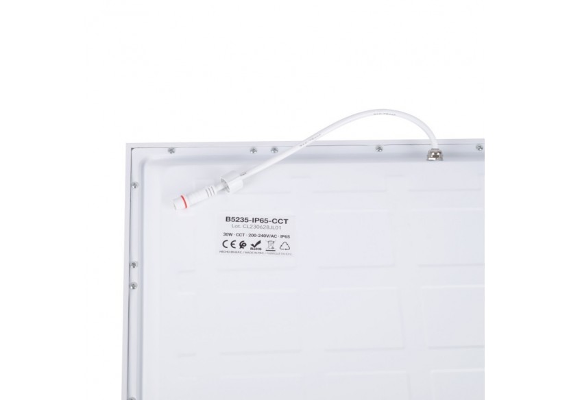 Panneau LED encastrable 60x60 rétro-éclairé CCT-30W-125lm/W-IP65 - B5235-IP65-CCT - Barcelona LED