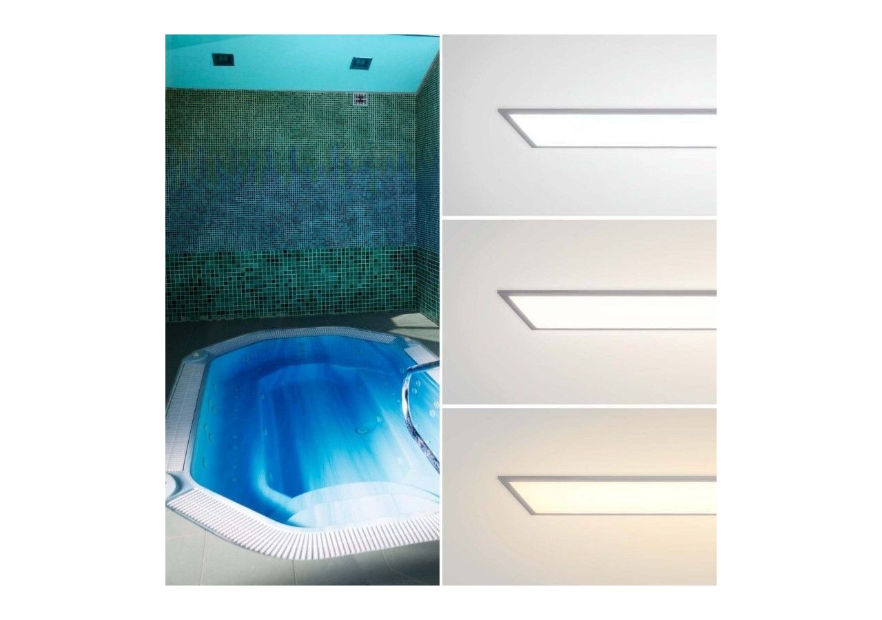 Panneau LED encastrable 120x30 rétro-éclairé CCT-30W-125lm/W-IP65 - B5236-IP65-CCT - Barcelona LED