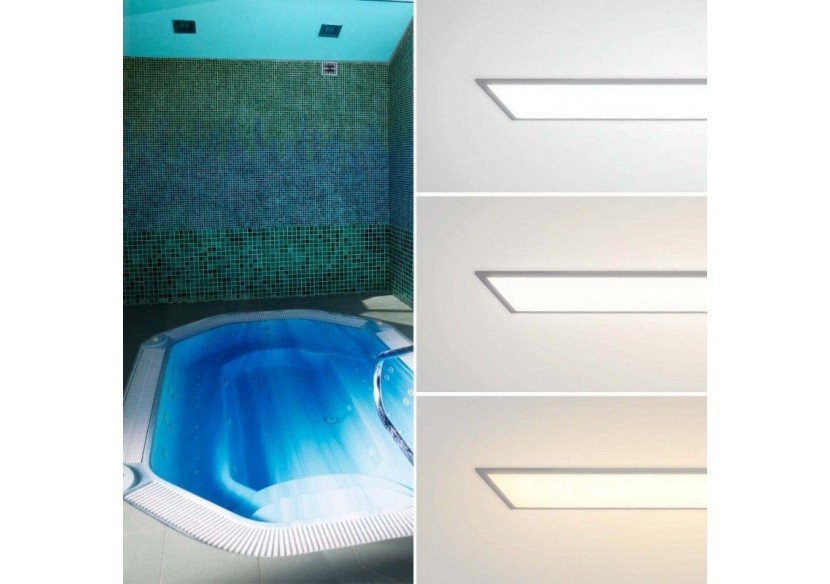 Panneau LED encastrable 120x30 rétro-éclairé CCT-30W-125lm/W-IP65 - B5236-IP65-CCT - Barcelona LED